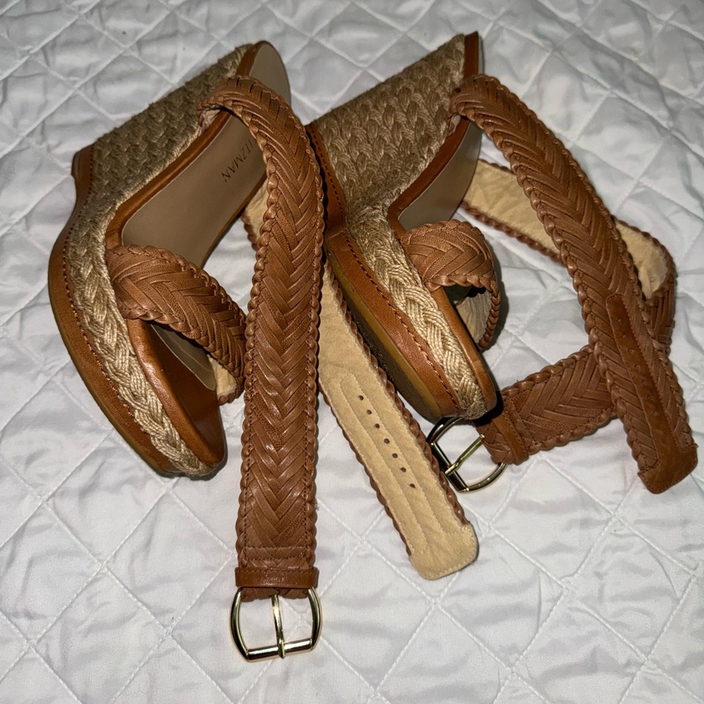 Stuart Weitzman Brown Wedges - Picture 6 of 7